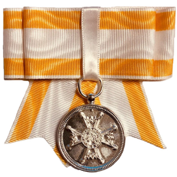 MEDALLA LAZO DE PLATA DAMA ORDEN ISABEL LA CATOLICA