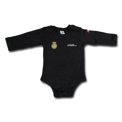 BODY BEBE MANGA LARGA POLICIA NACIONAL COLOR ROSA