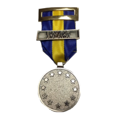 MEDALLA EUNAVFOR ATALANTA (AGUAS DE SOMALIA) AMARILLA