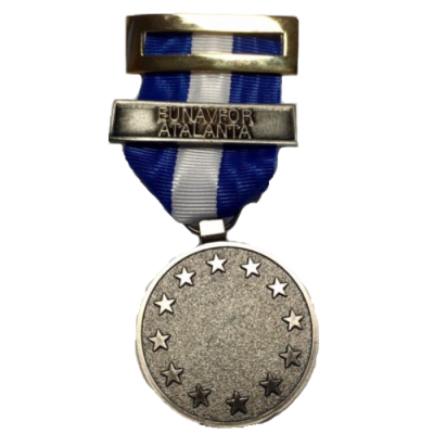 MEDALLA EUNAVFOR ATALANTA (AGUAS DE SOMALIA) BLANCA