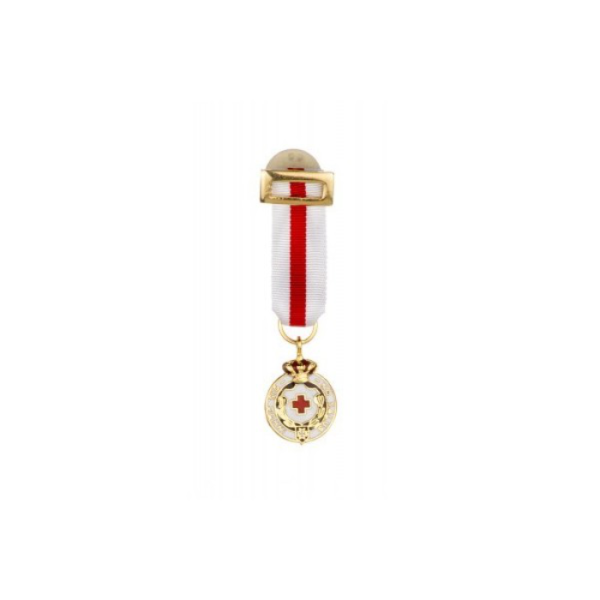 MEDALLA MINIATURA CRUZ ROJA
