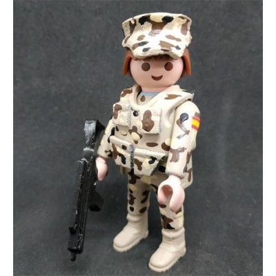 PLAYMOBIL SOLDADO UNIFORME INFANTERIA MARINA CON TERESIANA