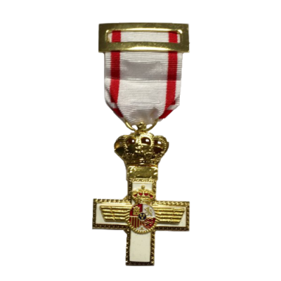 CRUZ DEL MERITO AERONAUTICO CON DISTINTIVO BLANCO