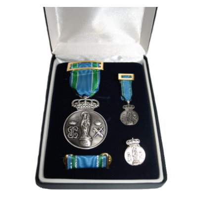 MEDALLA CENTENARIO DE LA VIRGEN DEL PILAR + MEDALLA MINI + PIN + PASADOR (CHAPADA PLATA DE 10 MICRAS)