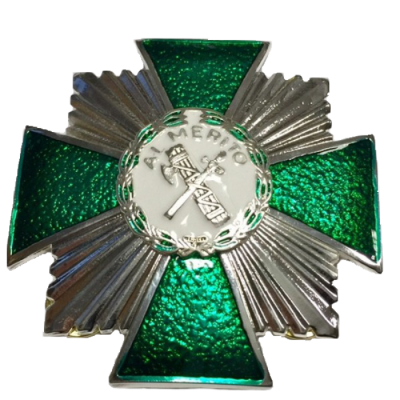 PLACA MERITO GUARDIA CIVIL DISTINTIVO BLANCO