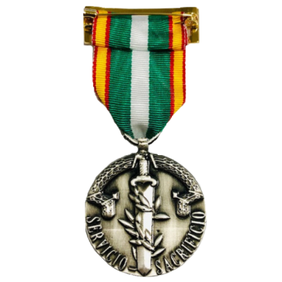 MEDALLA ORDEN DEL MERITO POLICIAL PLATA