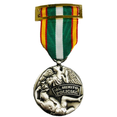 MEDALLA ORDEN DEL MERITO POLICIAL PLATA