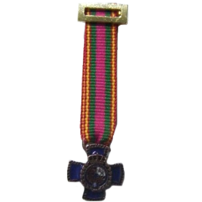 MEDALLA MINIATURA A LA DEDICACION POLICIAL 20 AÑOS