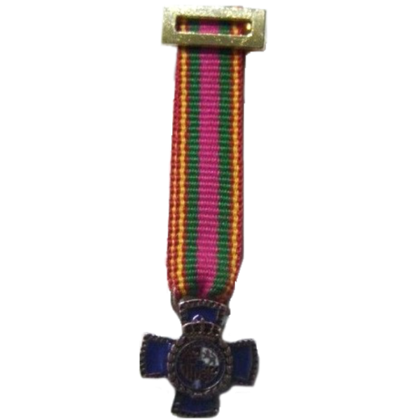 MEDALLA MINIATURA A LA ANTIGUEDAD XX AÑOS (20 AÑOS) DEDICACION POLICIAL