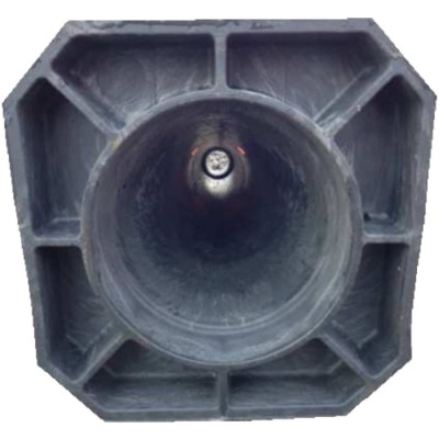 CONO 50CM PVC RECICLADO 2 BANDAS REFLEX