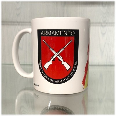 TAZA PERSONALIZADA POLICIA NACIONAL ARMAMENTO