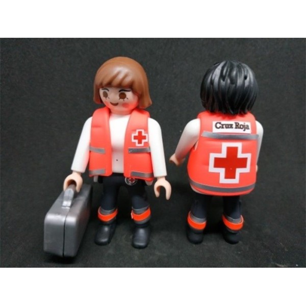 PLAYMOBIL CRUZ ROJA MANGA BLANCA MUJER