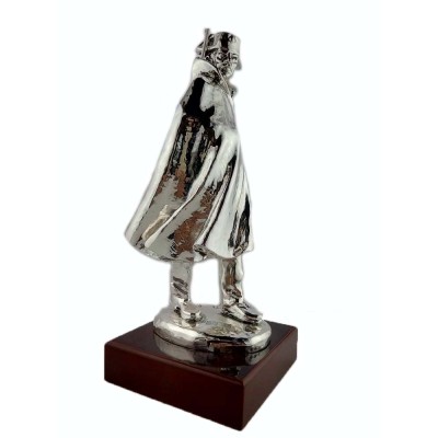 ESCULTURA GUARDIA CIVIL  CUBIERTO CAPA PLATA