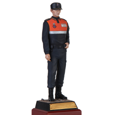 ESCULTURA VOLUNTARIO PROTECCION CIVIL 23 CMS.