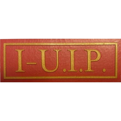 TIRA PECHO ROTULO CNP POLICIA NACIONAL UIP UNIDAD INTERVENCION POLICIAL I PARCHE UIP