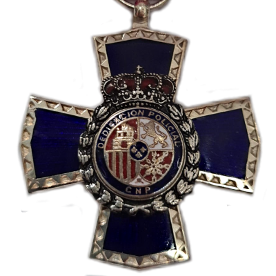 ESTUCHE ANTIGÜEDAD XXV AÑOS CNP. (ESTUCHE + MEDALLA + PASADOR + PIN)