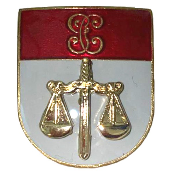 DISTINTIVO TITULO GUARDIA CIVIL POLICIA JUDICIAL (ORFEBRERIA)