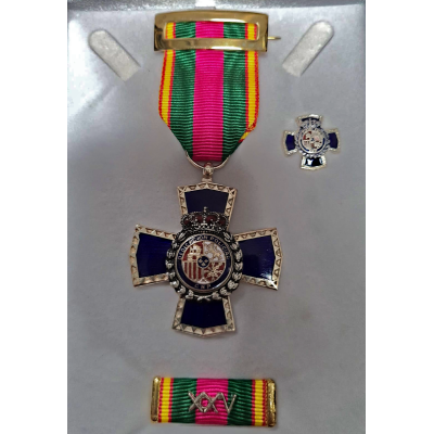 ESTUCHE ANTIGÜEDAD XXV AÑOS CNP. (ESTUCHE + MEDALLA + PASADOR + PIN)