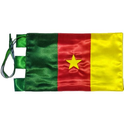 BANDERA DE CAMERUN (SOBREMESA) BORDADA