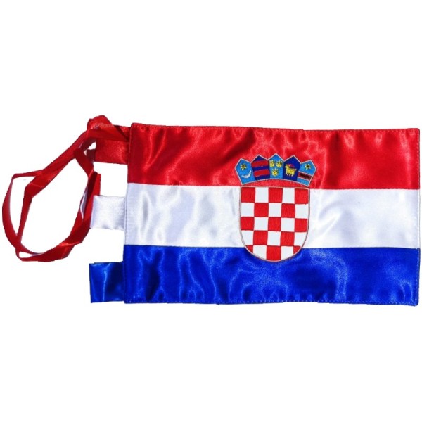 BANDERA DE CROACIA (SOBREMESA) BORDADA