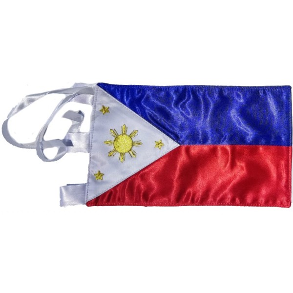 BANDERA DE FIPINAS (SOBREMESA) BORDADA