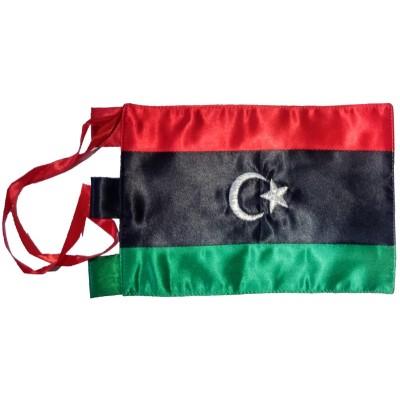 BANDERA DE LIBIA (SOBREMESA) BORDADA