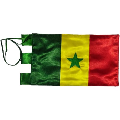 BANDERA DE SENEGAL (SOBREMESA) BORDADA