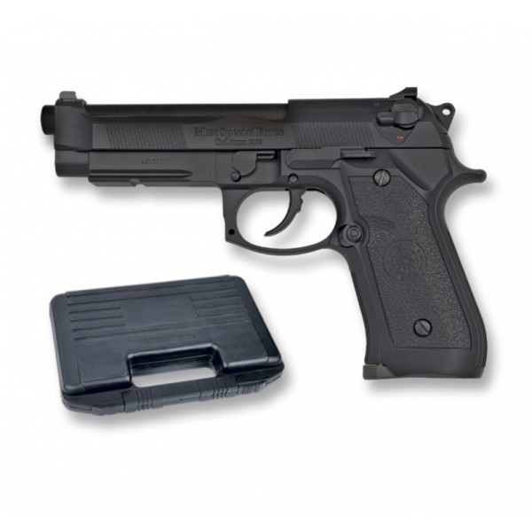 PISTOLA PVC AIRSOFT (HG-190) GAS BLOW BACK CON MALETIN MALETIN HFC (REPLICA BERETTA M9)