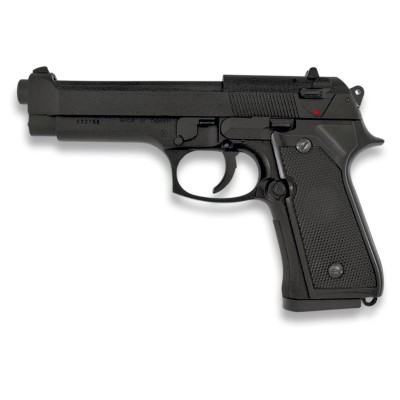 PISTOLA PVC PESADA AIRSOFT MUELLE NEGRA HFC (REPLICA BERETTA 92 FS)