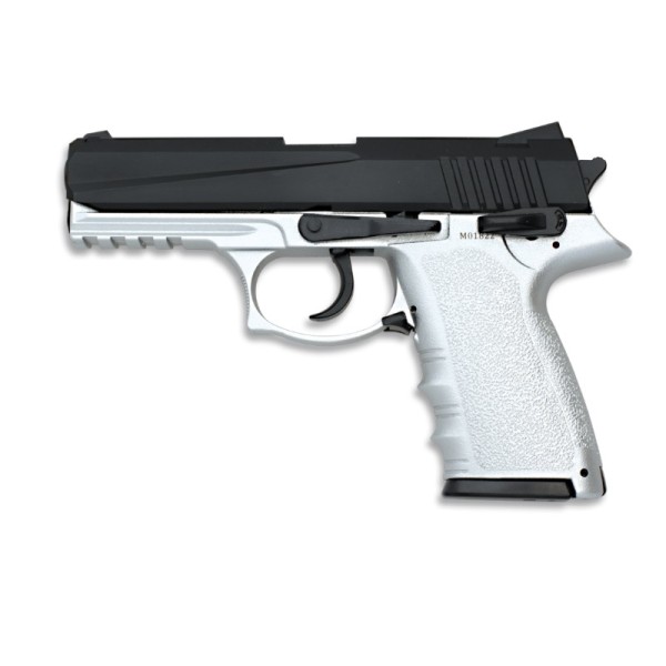 PISTOLA PVC PESADA AIRSOFT MUELLE BICOLOR HFC MOD. 6