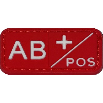 PARCHE GRUPO SANGUINEO AB+...