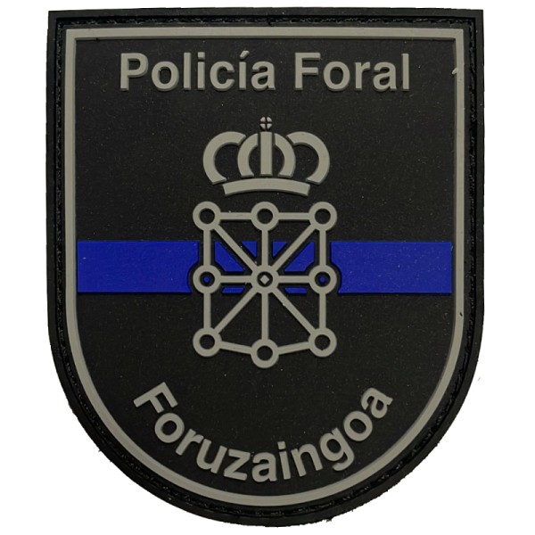 PARCHE POLICIA FORAL "LA DELGADA LINEA AZUL"