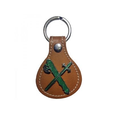 LLAVERO PIEL MARRON GUARDIA...