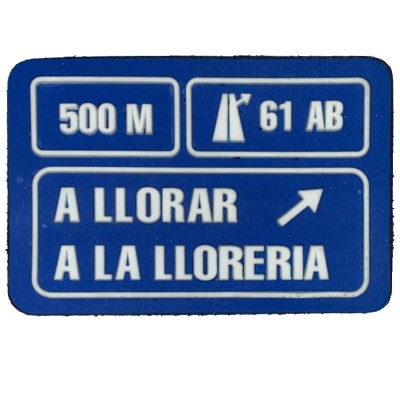 PARCHE PVC SEÑAL TRAFICO "A...