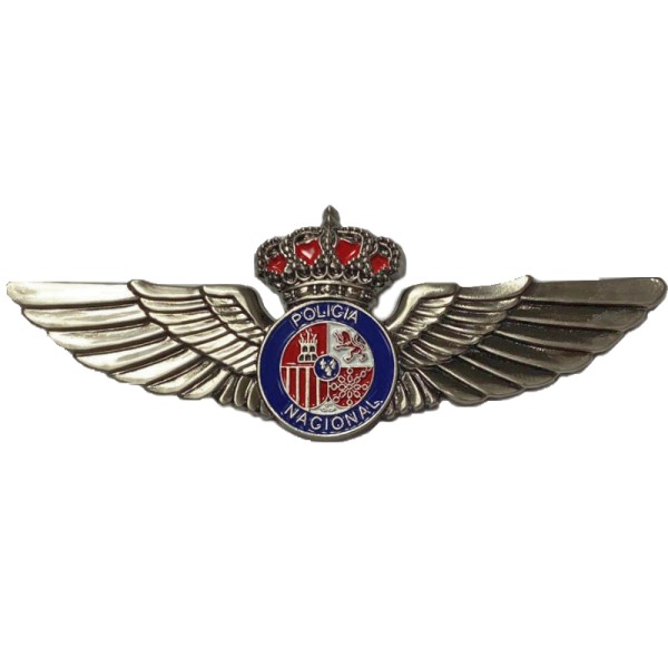 DISTINTIVO ALAS MECANICO DE HELICOPTEROS POLICIA NACIONAL
