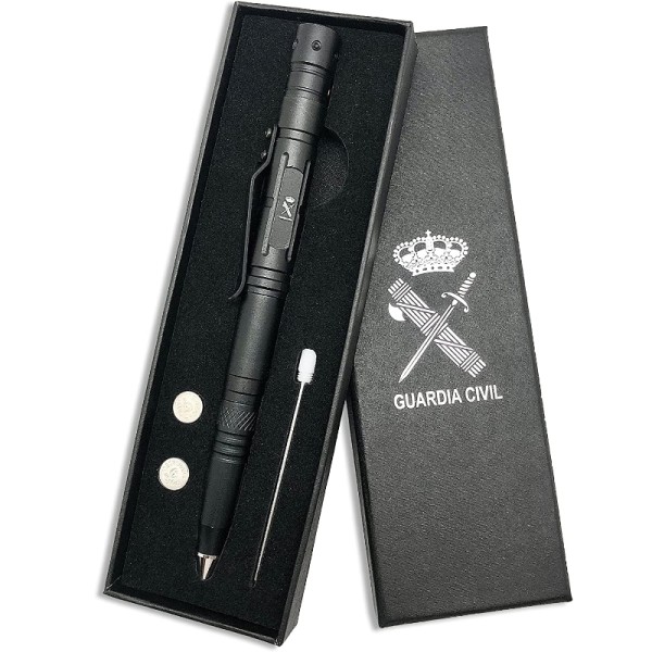 BOLIGRAFO TACTICO / KUBOTAN GUARDIA CIVIL CON HERRAMIENTA MULTIFUNCIONAL