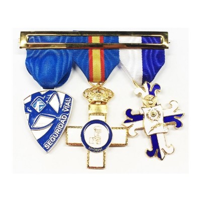 PASADOR PARA 2 MEDALLAS