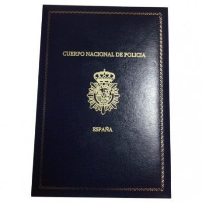 ESTUCHE COMPLETO CNP DISTINTIVO BLANCO (ESTUCHE + MEDALLA + PASADOR + PIN)