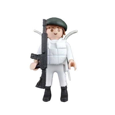 PLAYMOBIL SOLDADO ESPAÑOL GRUPO MILITAR ALTA MONTAÑA
