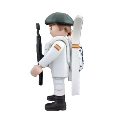 PLAYMOBIL SOLDADO ESPAÑOL GRUPO MILITAR ALTA MONTAÑA