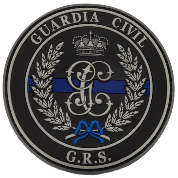 PARCHE PVC BRAZO GRS GUARDIA CIVIL LINEA AZUL