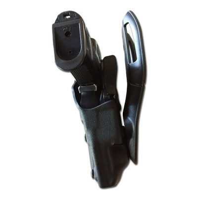FUNDA RADAR ANTIHURTO NIVEL II POLICE CON ARNES BAJO PARA HK USP COMPACT