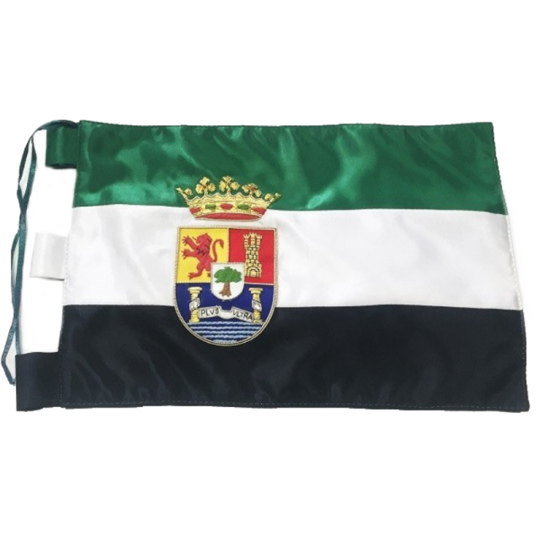 BANDERA COMUNIDAD DE EXTREMADURA (SOBREMESA) BORDADA