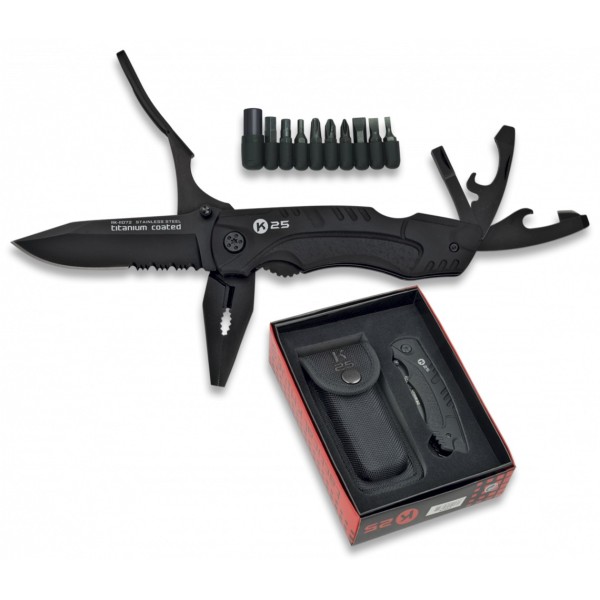 NAVAJA TACTICA MULTIUSOS K25 8CM