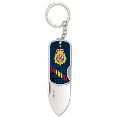 NAVAJA 3D LLAVERO POLICÍA NACIONAL