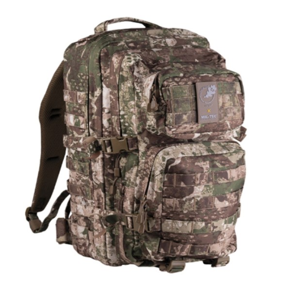 MOCHILA ASSAULT 36 LITROS PHANTOMLEAF Z2 SISTEMA MOLLE BOSQUE MEDIO