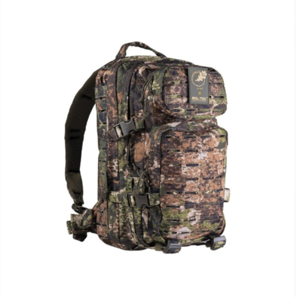 MOCHILA ASSAULT 20 LITROS PHANTOMLEAF Z3A SISTEMA LASER BOSQUE OSCURO
