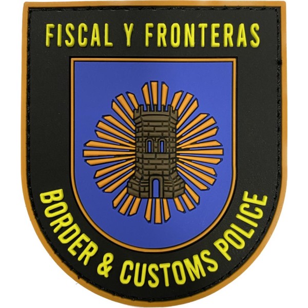 PARCHE DE BRAZO GOMA FISCAL Y FRONTERAS GUARDIA CIVIL