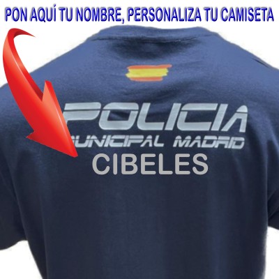 CAMISETA ALGODON POLICIA...