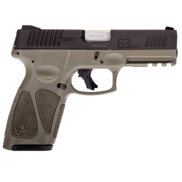 PISTOLA TAURUS G3 9MM LUGER VERDE FULL SIZE 15 DISPAROS
